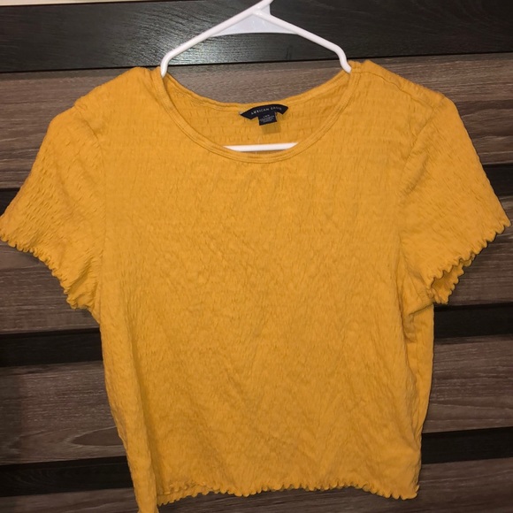 American Eagle Outfitters Tops Ae Lettuce Edge Baby Tshirt Poshmark